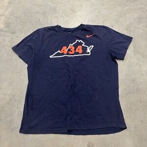 Nike Men's 434 Area Code Navy Tshirt‎ Size Large